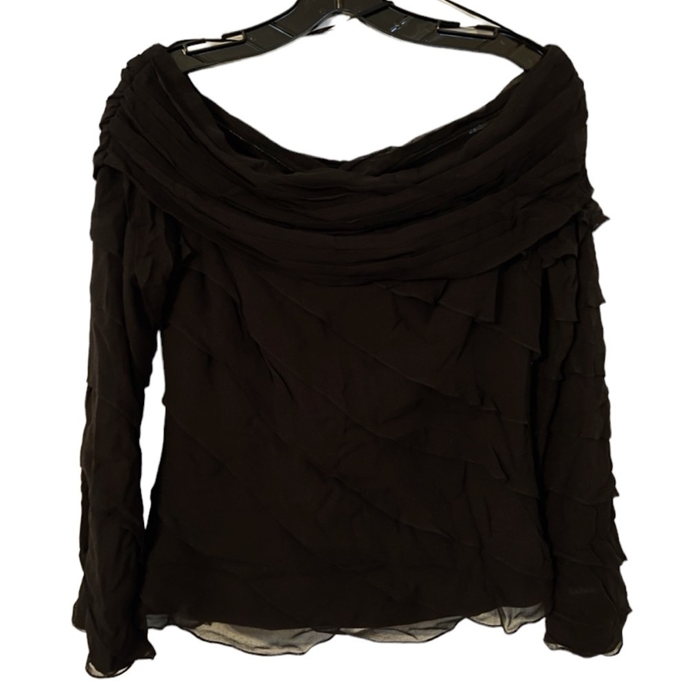 Jovani Off Shoulder Top Silk